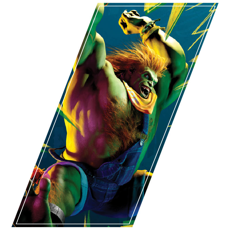 Street Fighter 6 PLAX Blanka Lenticular Frame